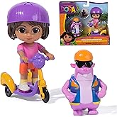 Dora, Zoom & Explore Adventure Pack with Dora & Tico Toy Figures & 3-Wheeled Scooter Accessory, Kids Toys for Girls & Boys Ages 3 and Up