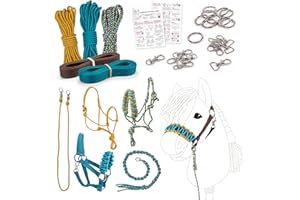 kullaloo DIY Hobby Horse Halter Kit ✦ Make Stick Horse Head Collars, Rope Halters & Reins ✦ Includes Digital Instructions (PD