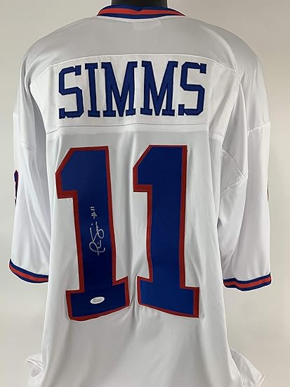 Phil simms autographed jersey Clearance