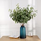 HNVNER 6 Bunches Eucalyptus Leaves Artificial Silk 60 cm Green Foliage view 2