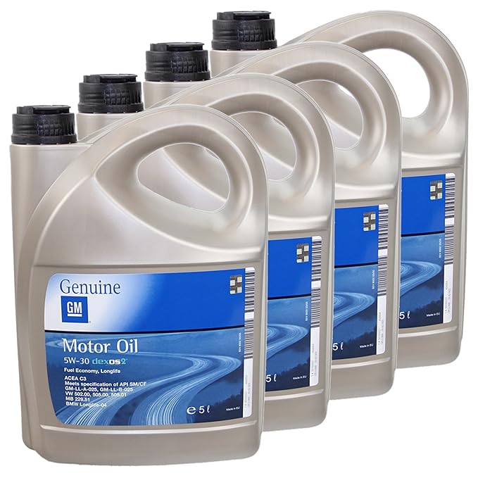 Opel GM 5W30 dexos2 Engine Oil Amazon.co.uk Car & Motorbike