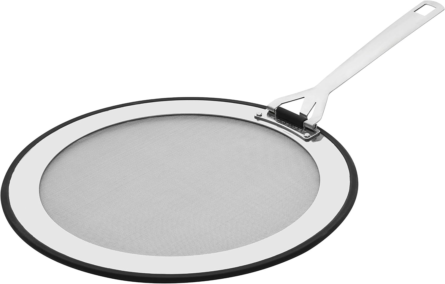 LE CREUSET 3-Ply Stainless Steel Splatter Guard, 26cm to 30cm, 94006500000000, Silver, 30 cm