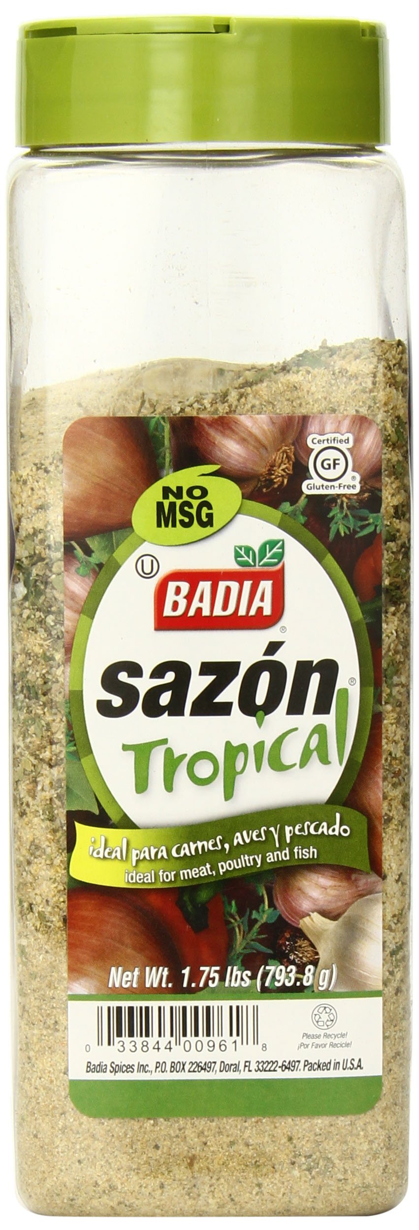 Badia Sazon Tropical Seasoning with Annatto and Coriander