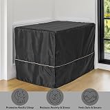 MidWest Homes for Pets Medium Dog Crate Cover Black Polyester Privacy Kennel 76 view 2