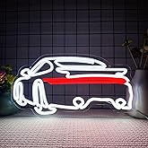 Sports Car Neon Signs for Wall Decor,Dimmable Garage Neon Light,Usb Powered Car Signs for Kids Bedroom Boys Room Playroom Man Cave Bar Birthday Gifts(15 * 7.9in)