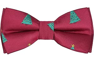 Bskifnn Kids Bow Tie Christmas Bow Tie Adjustable Neck Bowtie for Kids Wedding Party Christmas ﻿