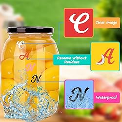 1770 Pcs Alphabet Stickers 0.5 Inch Colorful Letter