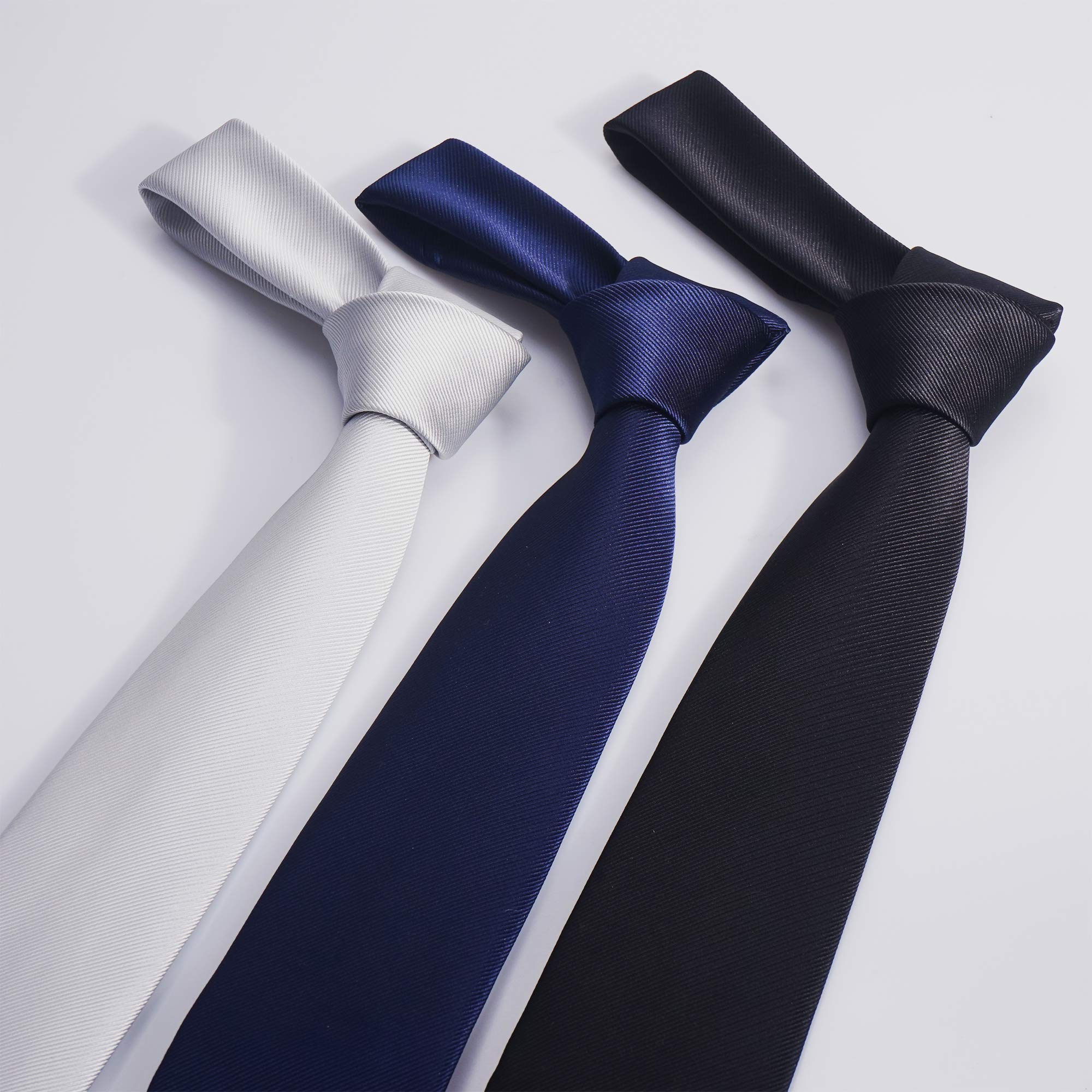 AVANTMEN New Men\'s neckties 6 Pack Classy Neck Tie for Men Woven Jacquard Neck Ties