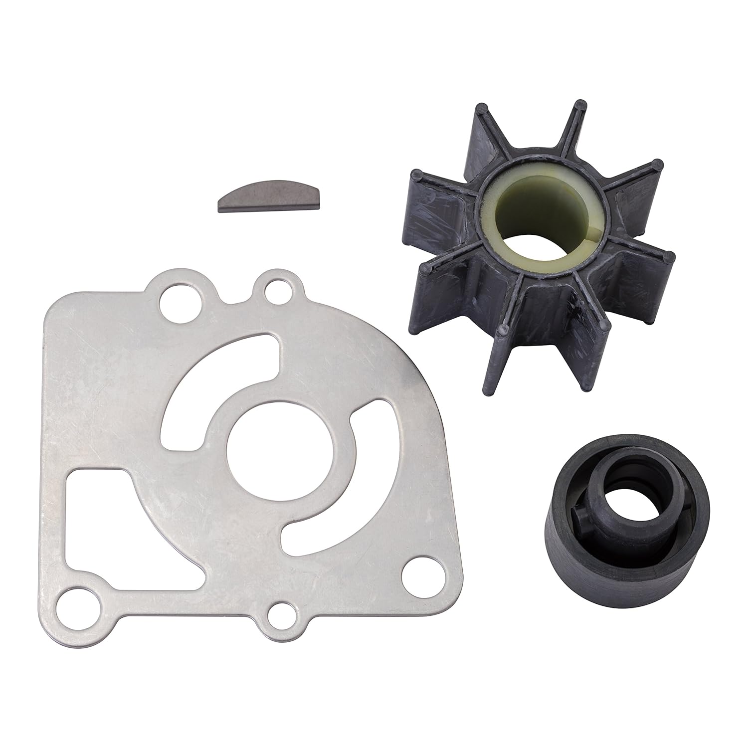 Amazon.com : Quicksilver 803748Q02 Water Pump Impeller Repair Kit - Mercury  9.9 Horsepower 4-stroke BigFoot Outboards : Sports & Outdoors