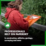 Paperdry Waterproof Clipboard A4 Orange PVC with Cover & Storage view 7