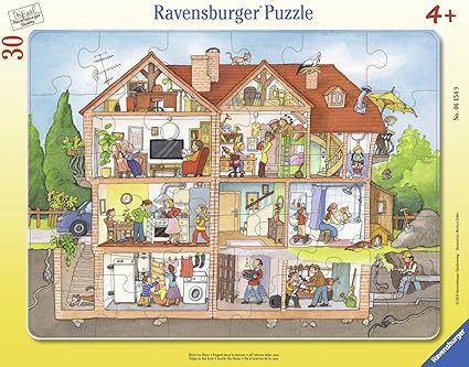 Ravensburger Rahmenpuzzle 06154 Blick ins Haus