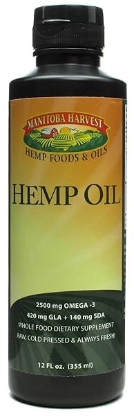 MANITOBA HARVEST HEMP SEED OIL, 12 FLUID OUNCE (PACK OF 3)