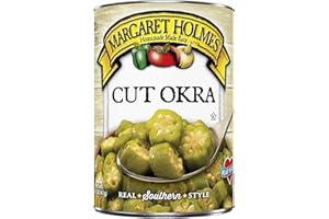 Margaret Holmes, Cut Okra, 14.5oz Can (Pack of 6)