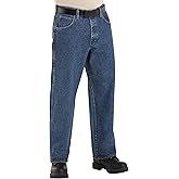 Bulwark Men's Flame-Resistant Relaxed-Fit Stone-Washed Jean