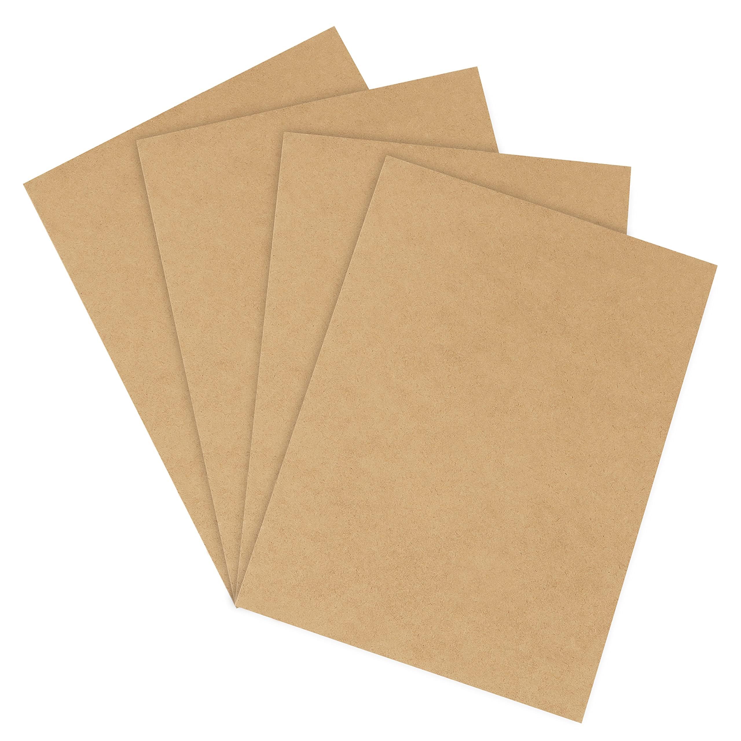 Belle Vous 2mm MDF Wood Sheets (30 Pack) - 15 x 20cm / 6 x 8 Inches - Unfinished Wood DIY Craft Project Board - Perfect for Laser Cutting, Painting, Modelling, Engraving, Fretwork & Pyrography