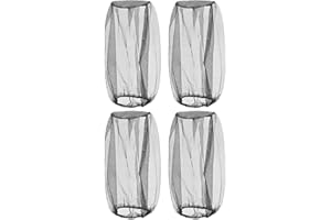 4PCS Mosquito Net Hat, Extra Fine Holes Protecting Face Mosquito Netting, Mosquito Head Net for Gardening, Hiking (Black)