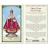San Francis Imports Infant of Prague Novena Prayer Laminated Holy Card