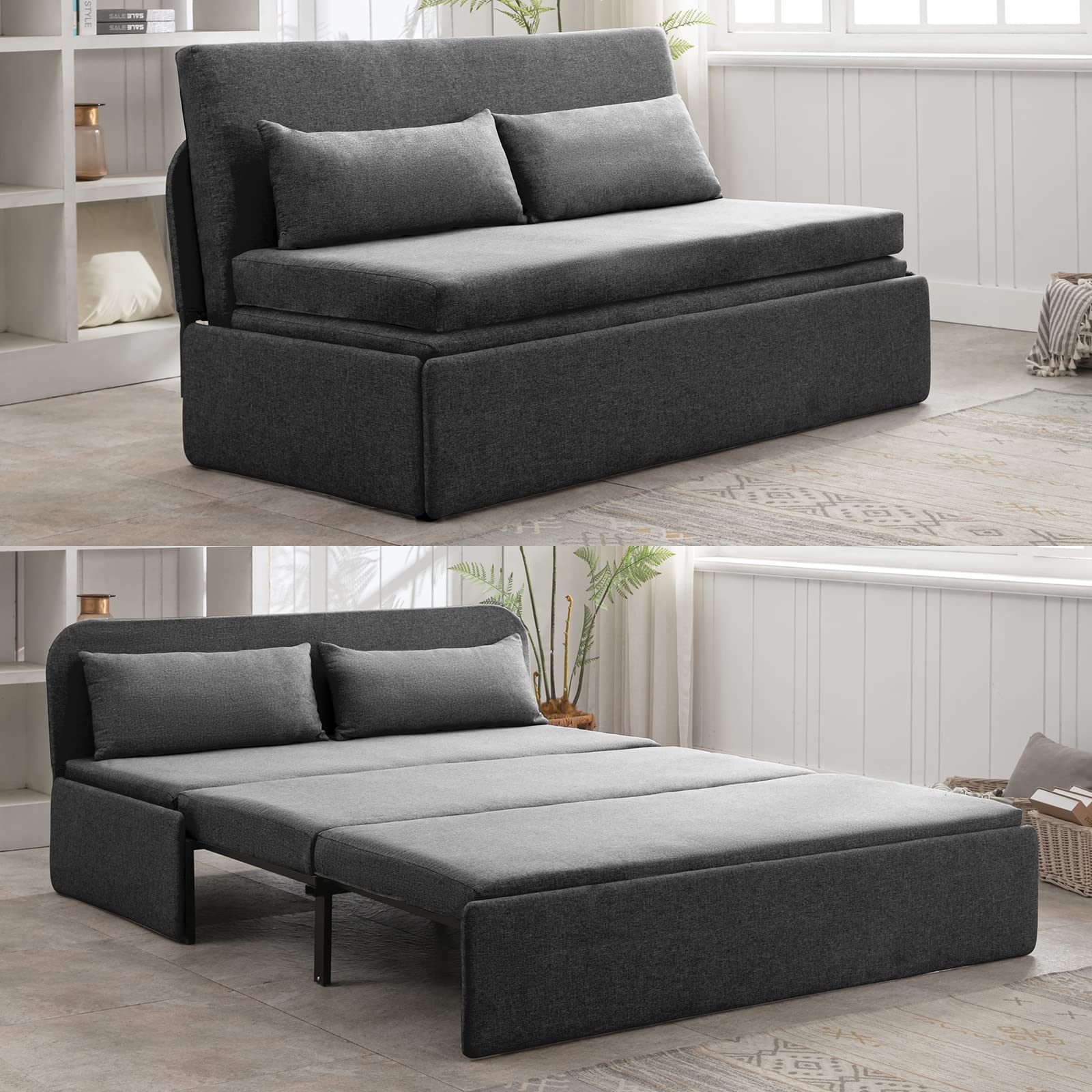 Loveseat Sleeper Sleeper Sofa Twin Mattress Ethan V 54