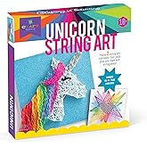 Craft-Tastic String Art, Unicorn – Arts and Crafts Kit for Kids, Art Supplies, Craft Kit Makes 2 Large String Art Canvases, Easy-to-Follow Instruction, Everything Included