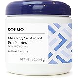 Amazon Brand - Solimo Healing Ointment for Babies, Pediatrician Tested, 14 Ounce