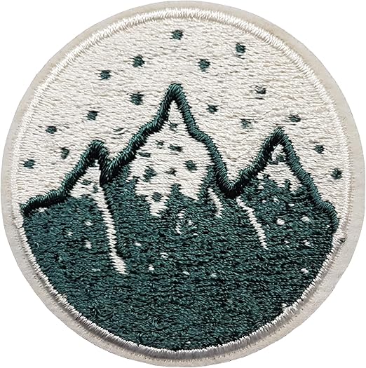 Patch écusson Tissu Vintage La Plagne – Ski Montagne – Fabriqué En France