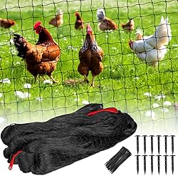 BSTPCOO Nylon Bird Netting 50'x50' with 2.4" Square