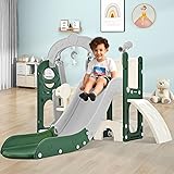 Virubi 6 in 1 Toddler Slide with Swing