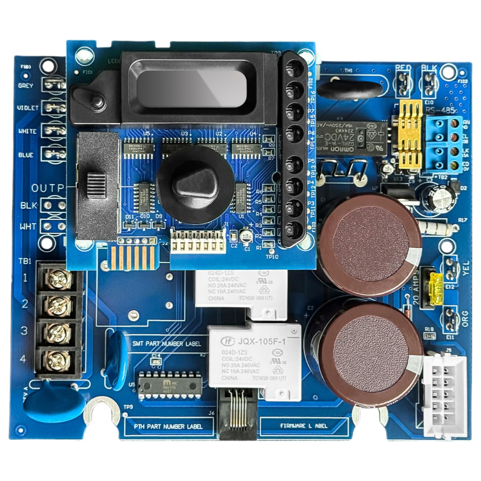 Photo 1 of LMYWC 2025 Version GLX-PCB-RITE Main Circuit Board & GLX-PCB-DSP Display Board for Hayward/Goldline Aqua Rite Saltwater Chlorinators – Upgrade Replacement for Pool Salt Systems