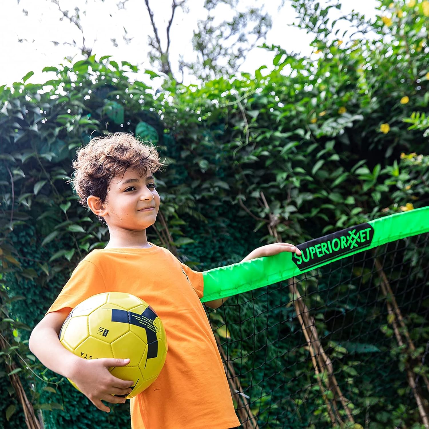 Superiornet Portable Training Goals，4‘x3’ Pop Up Soccer Net for Kids Backyard，Set of 2 with Carry Bag (Green) : Sports & Outdoors