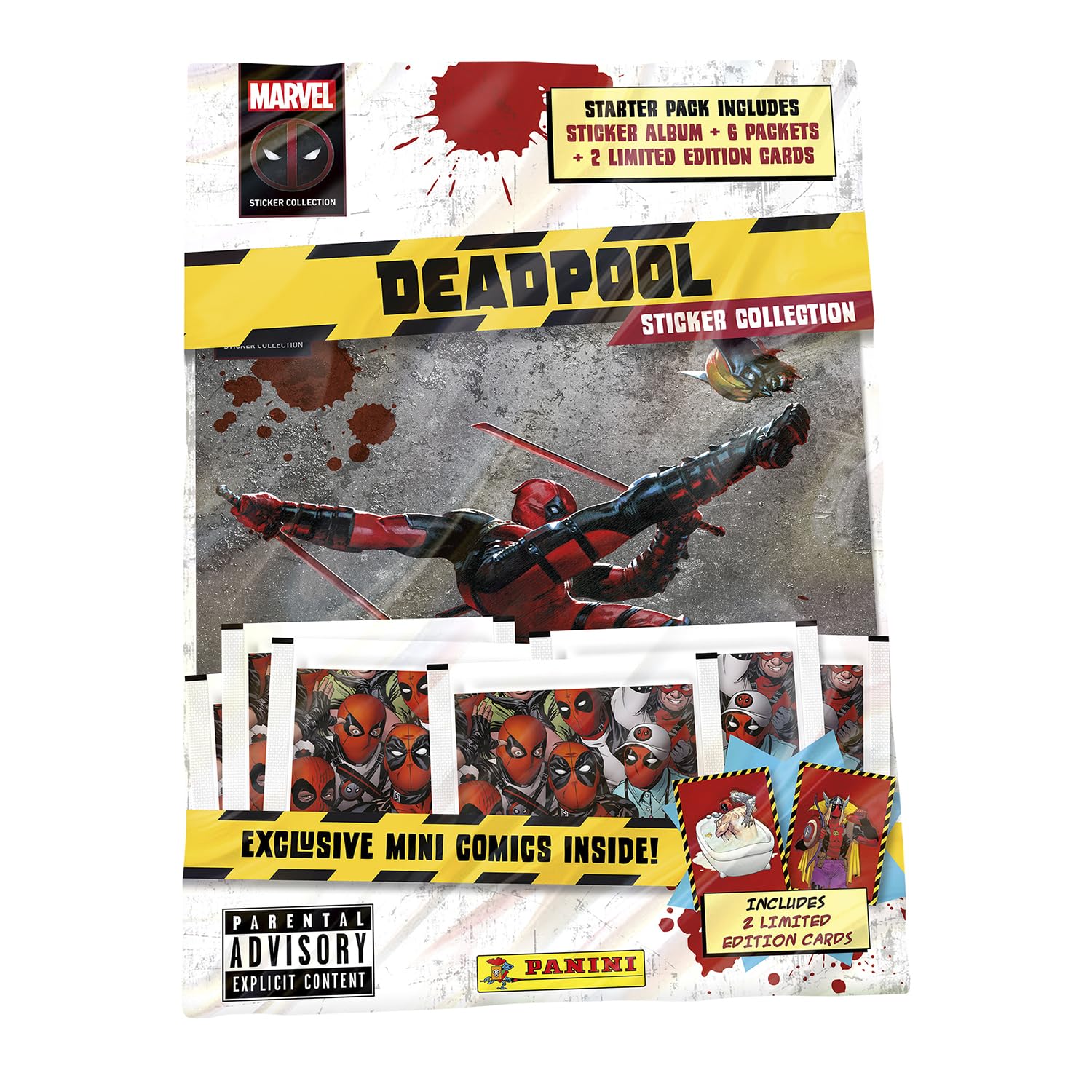 Marvel Deadpool Sticker Collection - Starter Pack