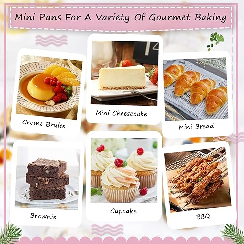 LNYZQUS Mini Loaf Pans with Lids 100 Pack, Rectangle Mini