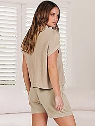 ANRABESS Women's Two Piece Summer Outfits Knit