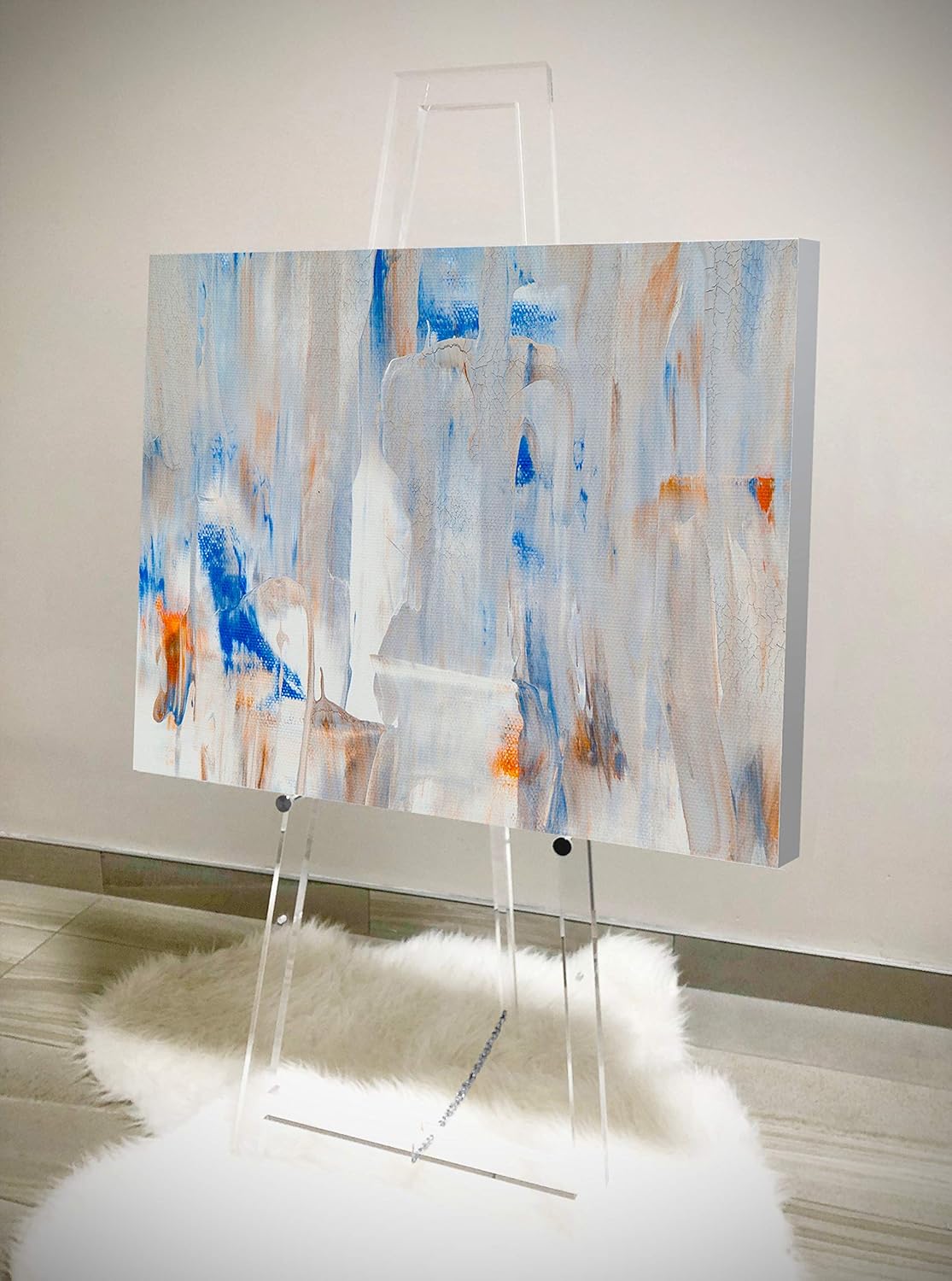 Designstyles Decorative Acrylic Easel Stand Adjustable Floor Display