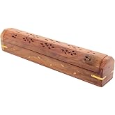 Govinda Wooden Coffin Incense Burner - 12