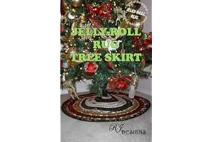 RJ Designs Jelly Roll Rug Tree Skirt Pattern