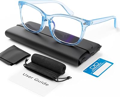 COOLOO Blue Light Blocking Glasses Anti Glare TR90 Frame Gaming Specs