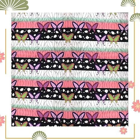 Amazon Co Jp 生地 和柄 布 ブロード 格子柄 コスプレ 手作りポリエステル 手芸 服飾 手作り ハンドメイド Diy 裁縫 プレゼント コスプレ 巾約150 100cm切売カット 胡蝶b 小柄 Generic