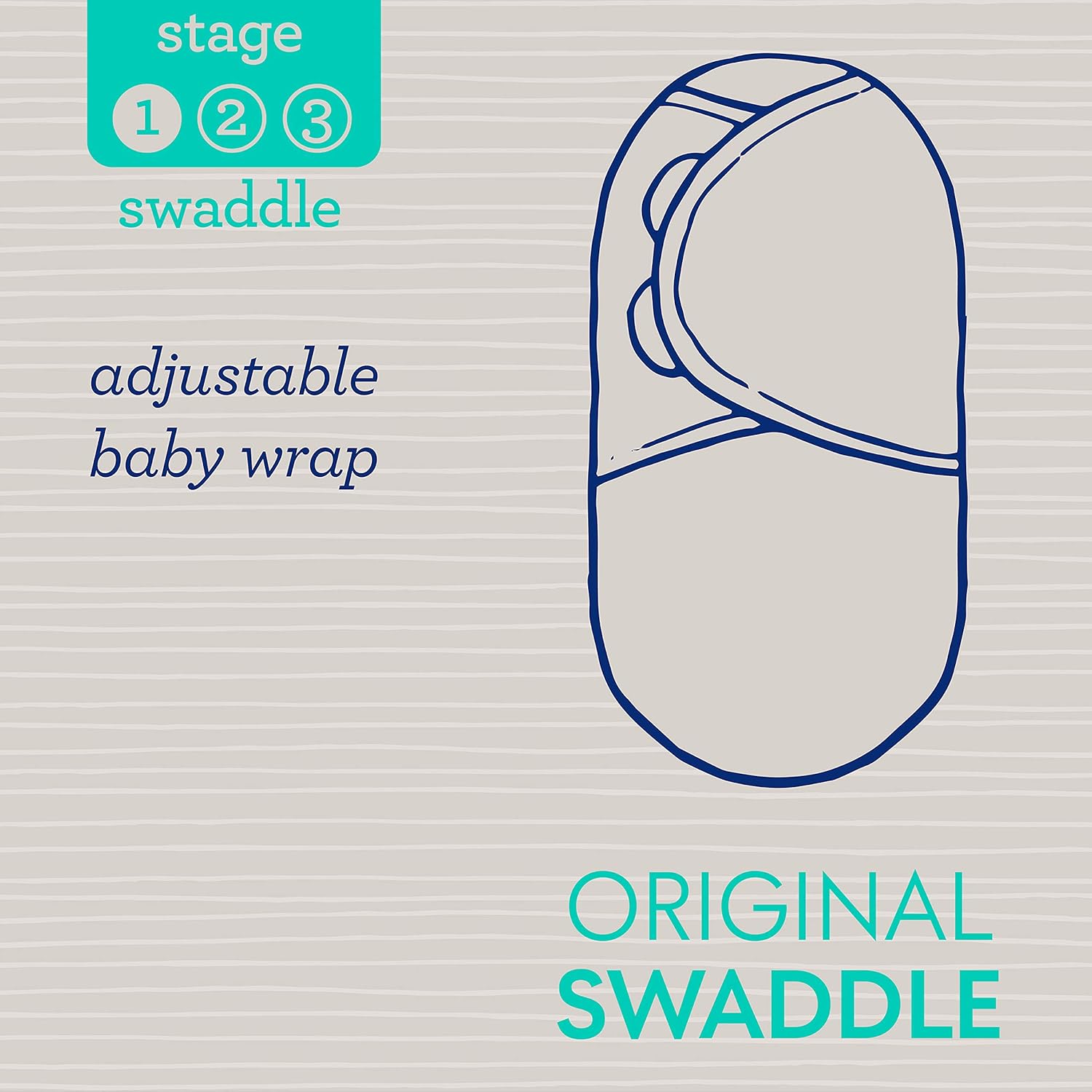 SwaddleMe Original Swaddle – Size Small/Medium, 0-3 Months, 3-Pack (Ladybug Picnic): Baby