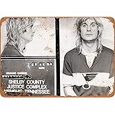Kexle 8 x 12 Metal Sign - Ozzy Osbourne Mug Shot - Vintage Wall Decor Art