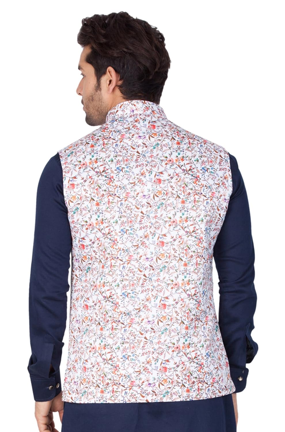 vastramay mens cotton blend nehru jackets (multicolor_vasmj012)