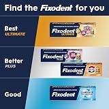 Fixodent Ultimate Denture Adhesive Flavour Free 40g Pack of 3 view 3