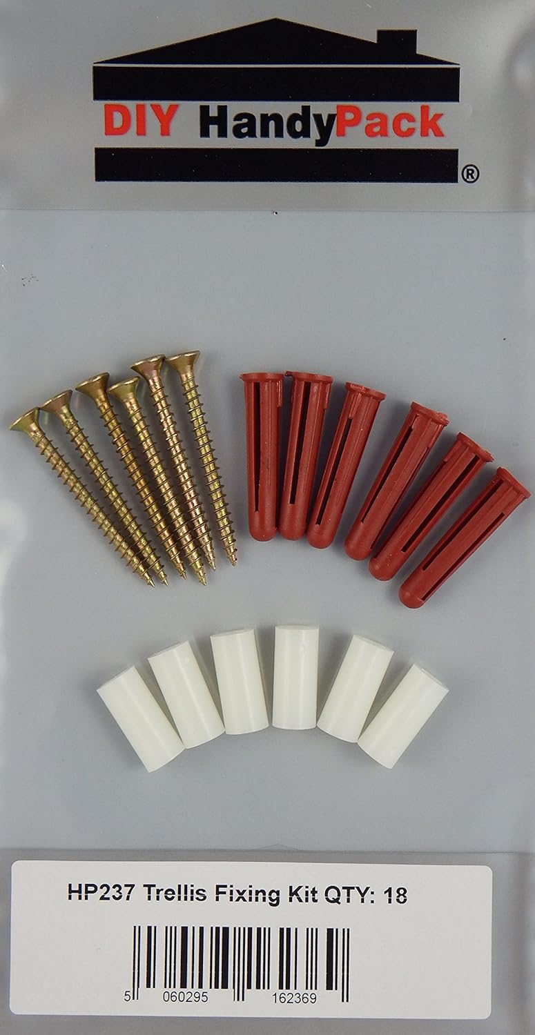 DIY HandyPack Wooden Trellis Wall Mounting Spacer Fixing kit Amazon