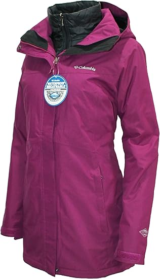 columbia women's frigid flight long interchange 3 in 1 jacket omni heat