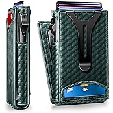 BULLIANT Men Wallet,Magnetic Metal Wallet Money Clip 9Cards Pop-up Access RFID Blocking
