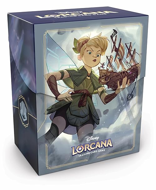 Ravensburger Disney Lorcana Deck Box Tinkerbell Set 8 Reign of Jafar - Gift Set for Adults & Kids Age 8 Years Up - Collectable TCG