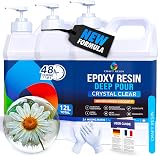 Craft Resin 12L Deep Pour Epoxy Kit with Pumps UV Food Safe 2:1
