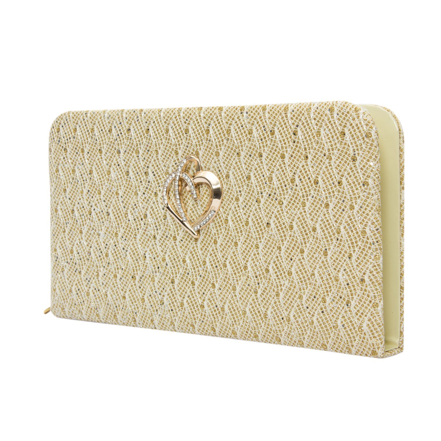 awesome fashions women's clutch (beige,af064)