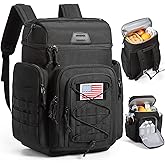 TOURIT 30L (42 Cans) Tactical Cooler Backpack – Military-Grade Insulated Back Pack with 16H Ice Retention, Leakproof Multi-Pocket Cooler Bag for Camping & Hiking, Featuring DIY Hook & Loop Panel