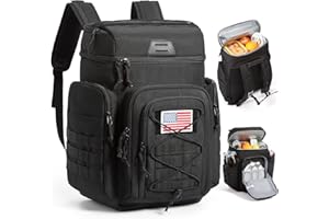 TOURIT Tactical Backpack Cooler Insulated Leak Proof, 42Can/30L Large Cooler Backpack Insulated Waterproof, Ice Chest with Multi-Pocket, Soft Cooler Bag for Camping, Beach, Fishing, Picnic, Outdoor