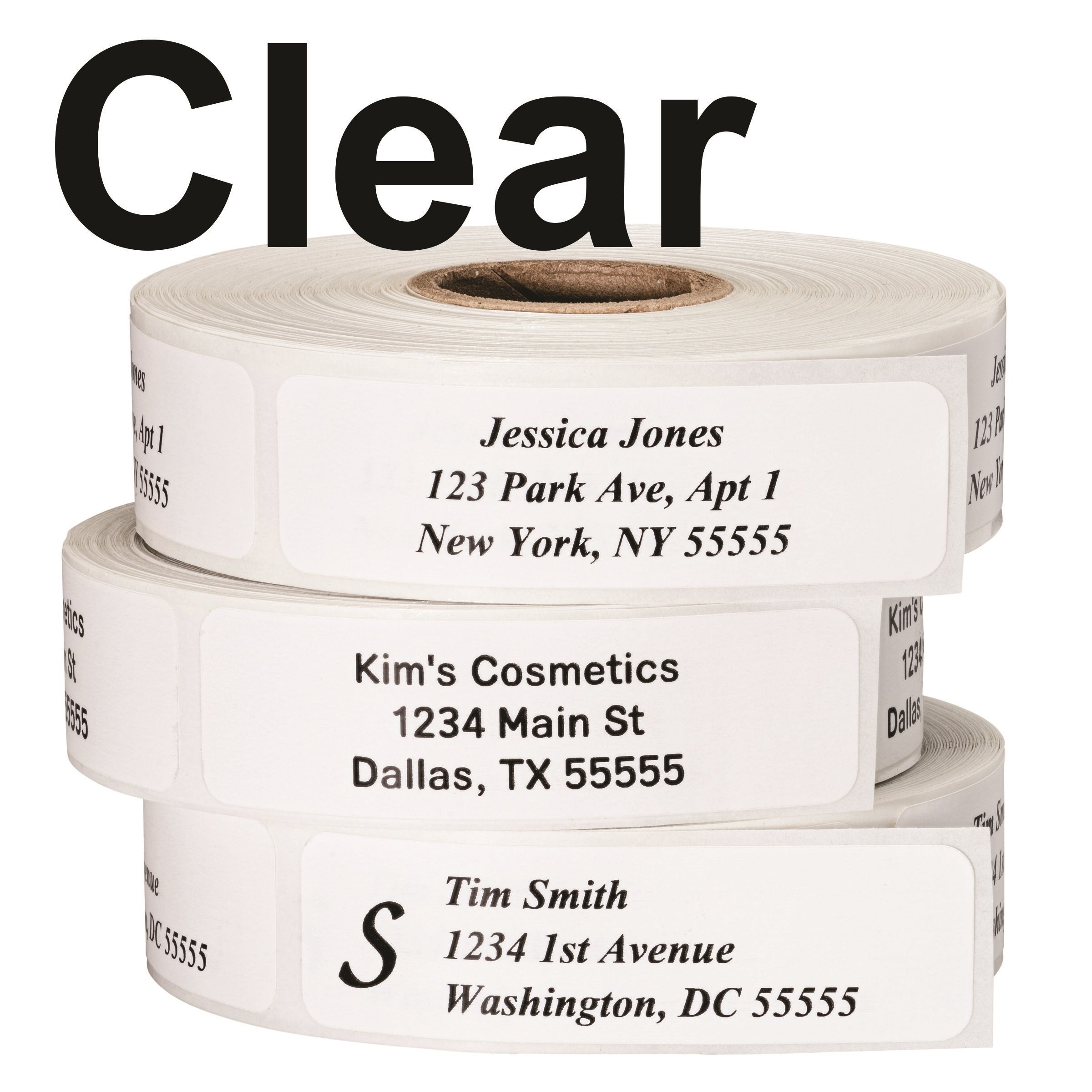 address labels personalized roll